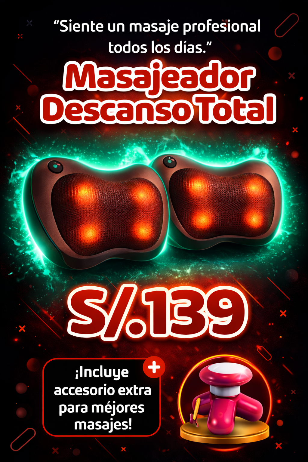 masajeador descanso total